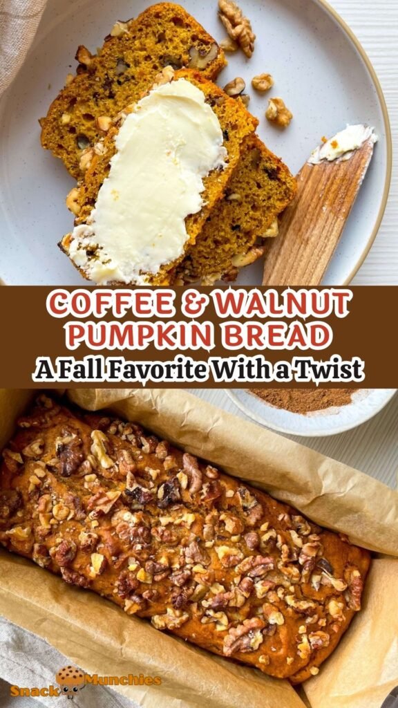 Coffee and Walnut Pumpkin Bread – A Fall Favorite With a Twist