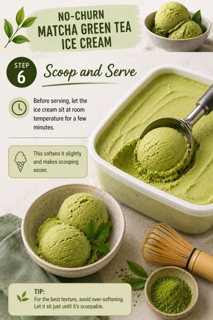 Scoop and Serve – Matcha Green Tea Ice Cream