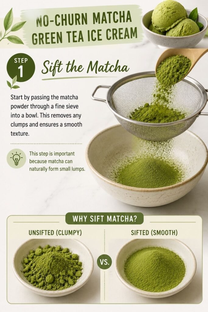 Sift the Matcha – Matcha Green Tea Ice Cream