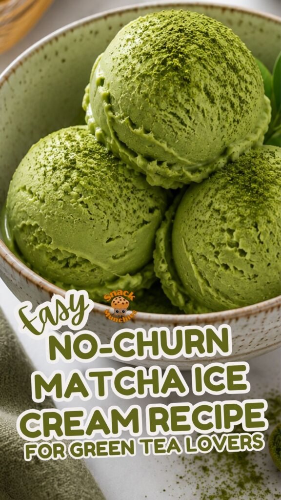 Easy No-Churn Matcha Ice Cream Recipe for Green Tea Lovers