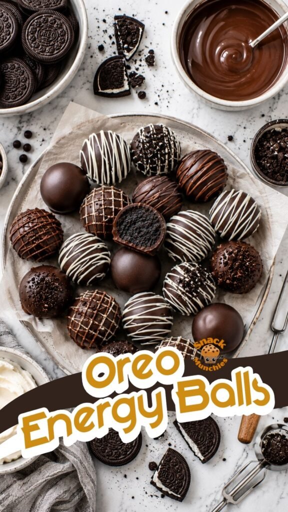 No Bake Oreo Energy Balls, Rich Chocolate Oreo Truffles Made Easy