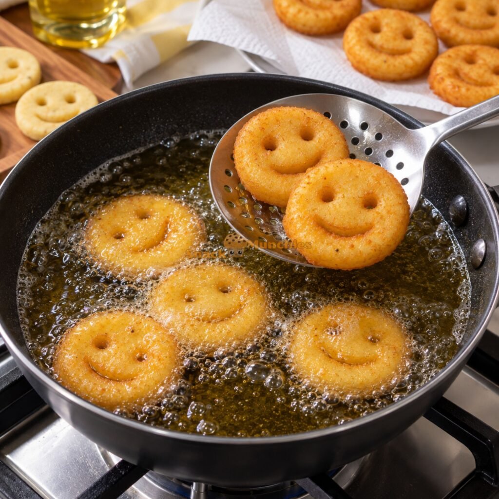 Fry Until Golden - Potato Smileys