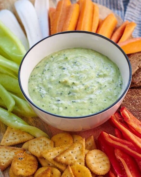 Fresh Herb Zucchini Dip, A Creamy Summer Appetizer Everyone Can Scoop