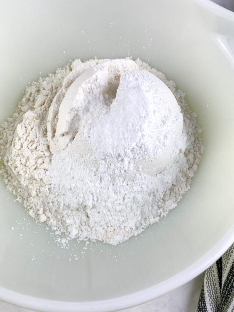 Mix the Dry Ingredients - Lemon-Blueberry Cake