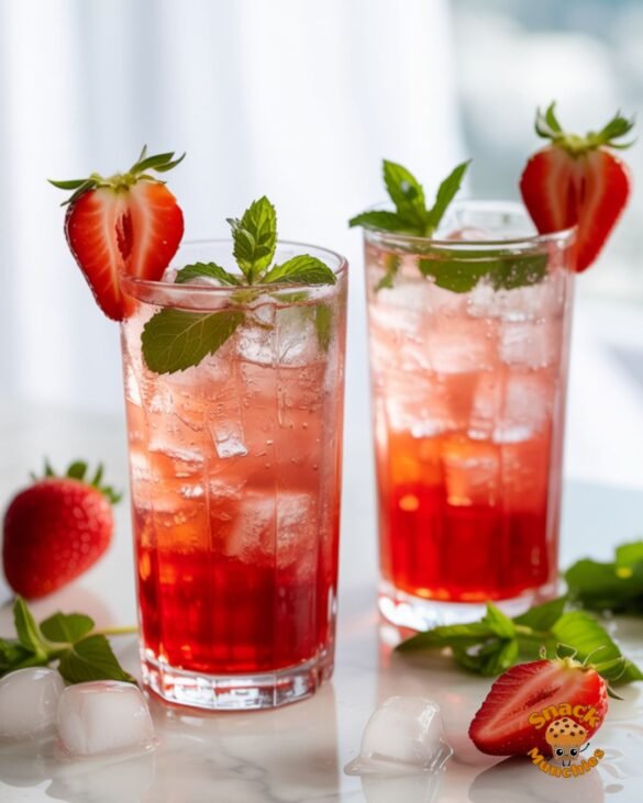 Fresh Strawberry Mojito – Sweet, Minty & Refreshing