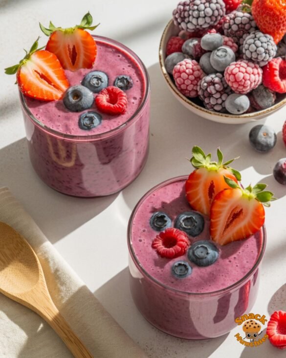 Mixed Berry Smoothie – Refreshing, Healthy & So Easy!