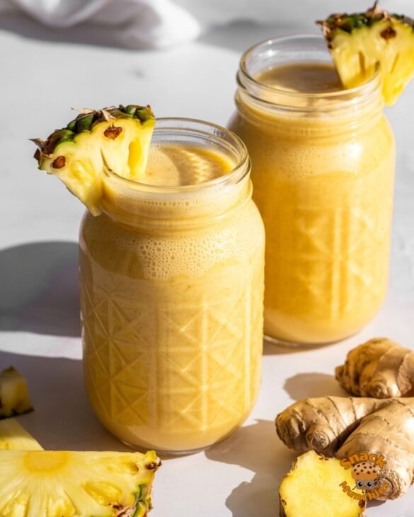 Pineapple and Ginger Smoothie: The Zesty Power Drink That Wakes You Up Better Than Coffee