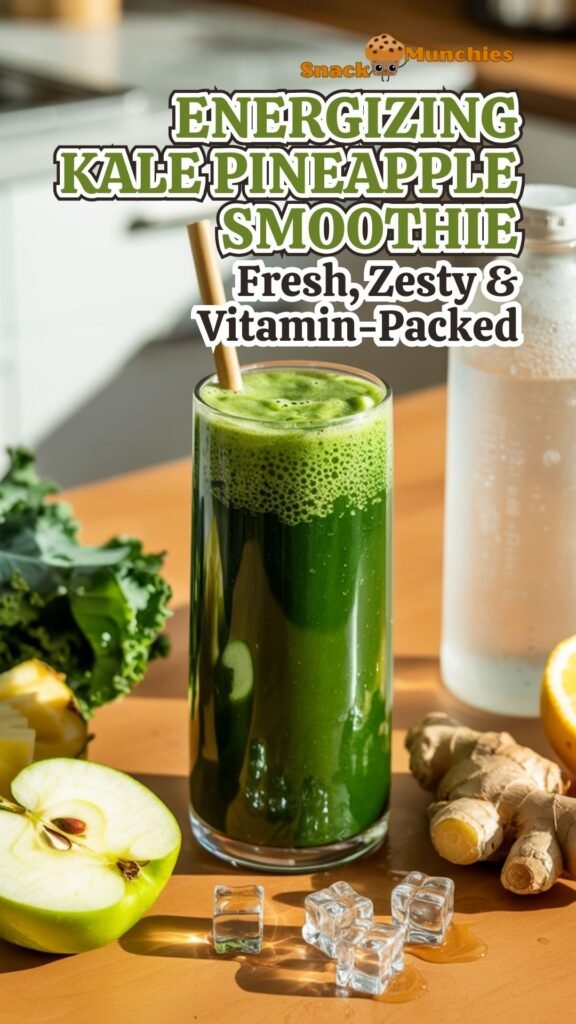 Energizing Kale Pineapple Smoothie – Fresh, Zesty & Vitamin-Packed