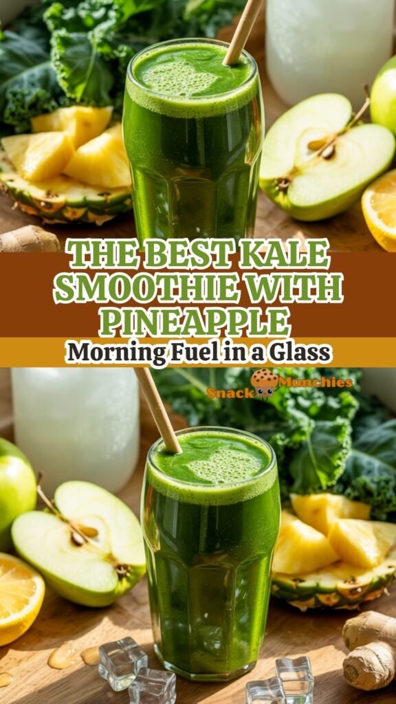 The Best Kale Smoothie with Pineapple – Morning Fuel in a Glass