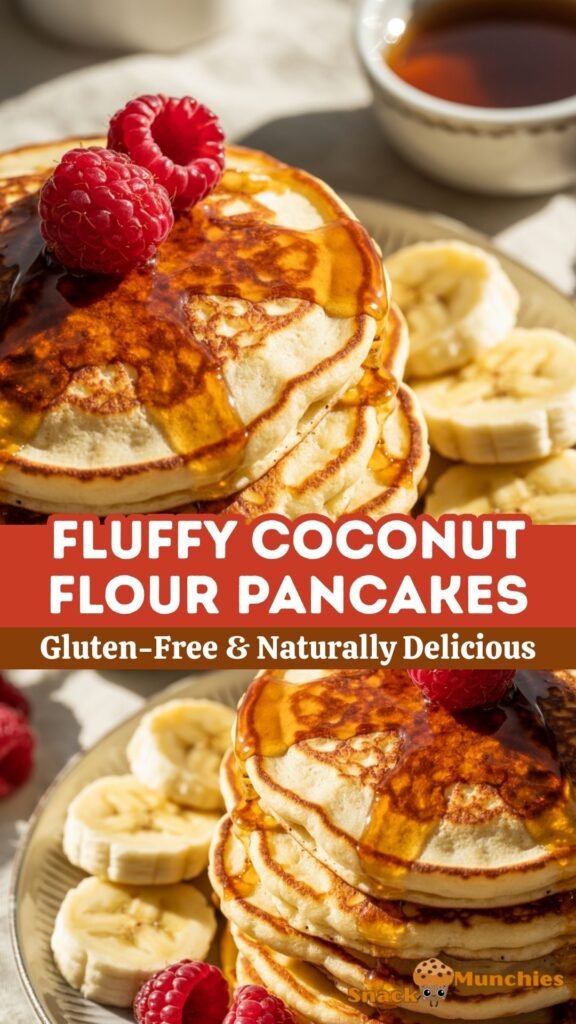 Fluffy Coconut Flour Pancakes – Gluten-Free & Naturally Delicious