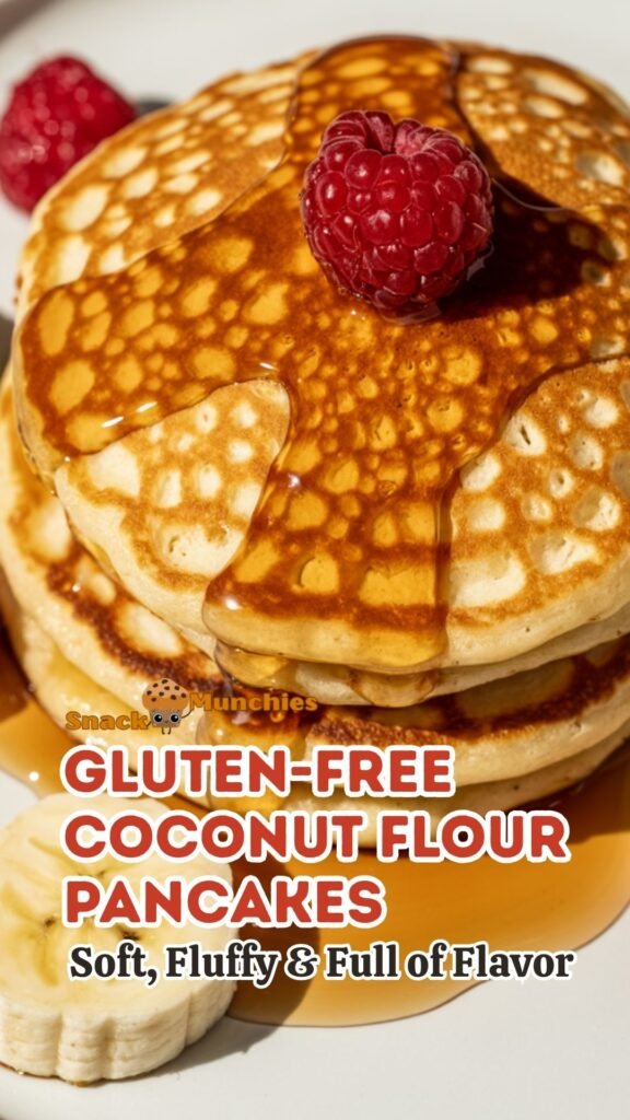 Gluten-Free Coconut Flour Pancakes – Soft, Fluffy & Full of Flavor