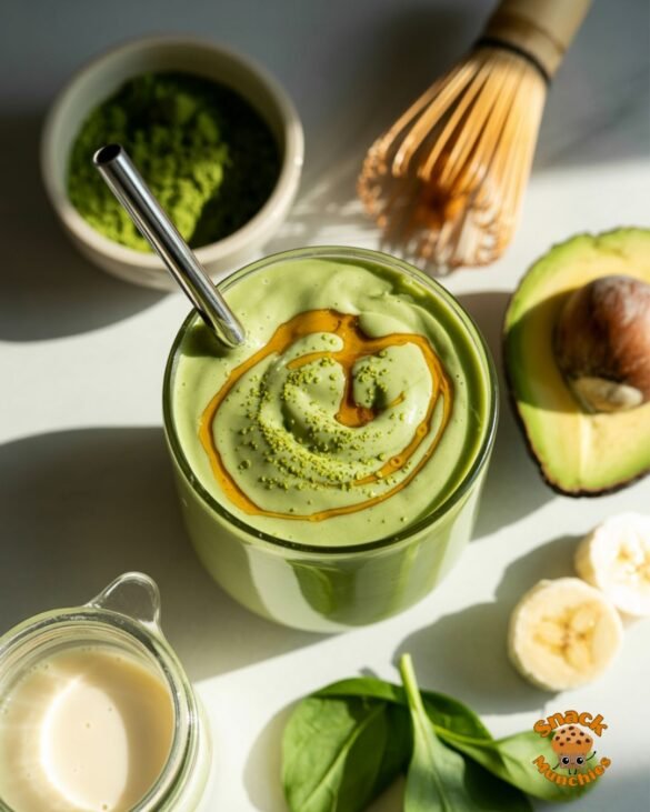 Matcha Power Smoothie: Calm Focus in a Creamy Green Glass