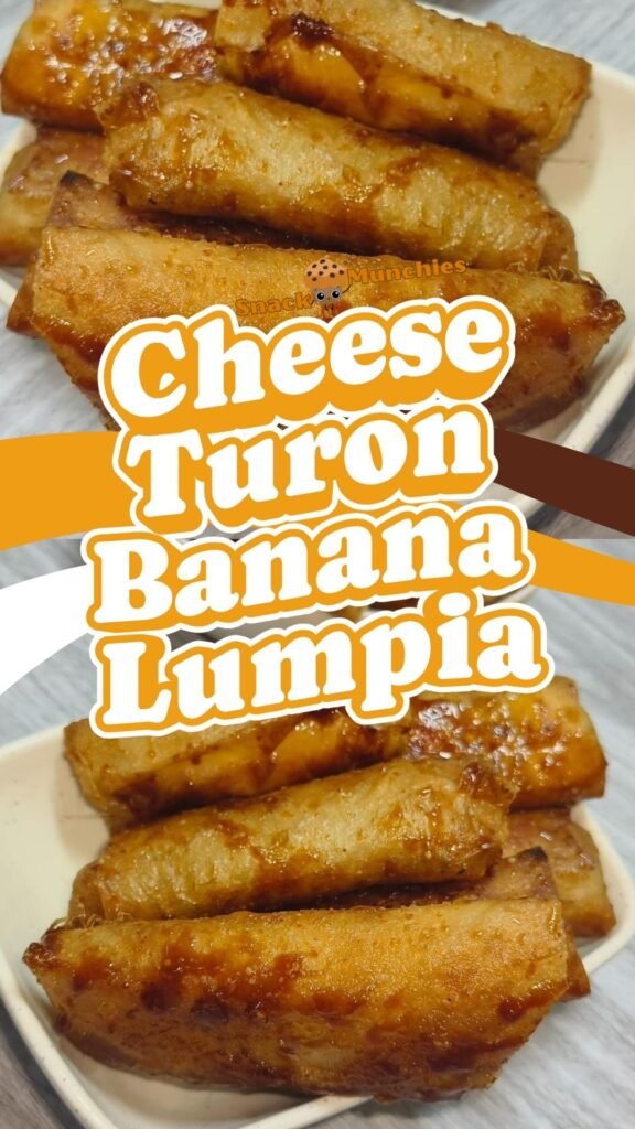 Cheese Turon, A Crispy Sweet and Savory Filipino Treat