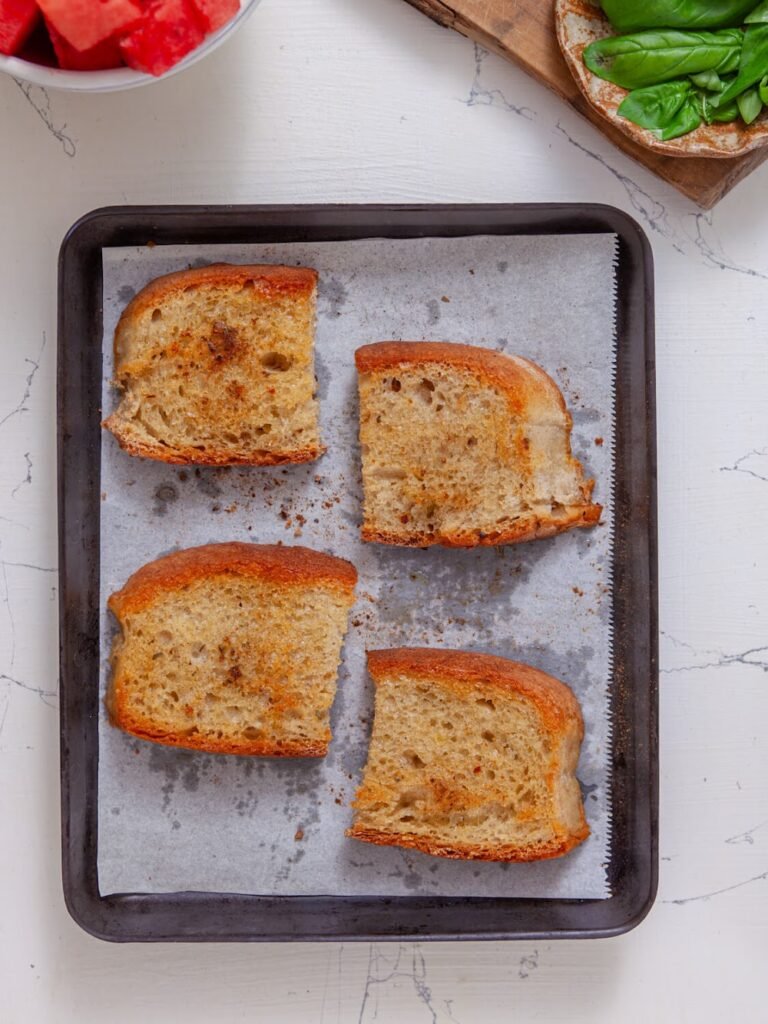 Toast the Bread- Watermelon Panzanella Salad