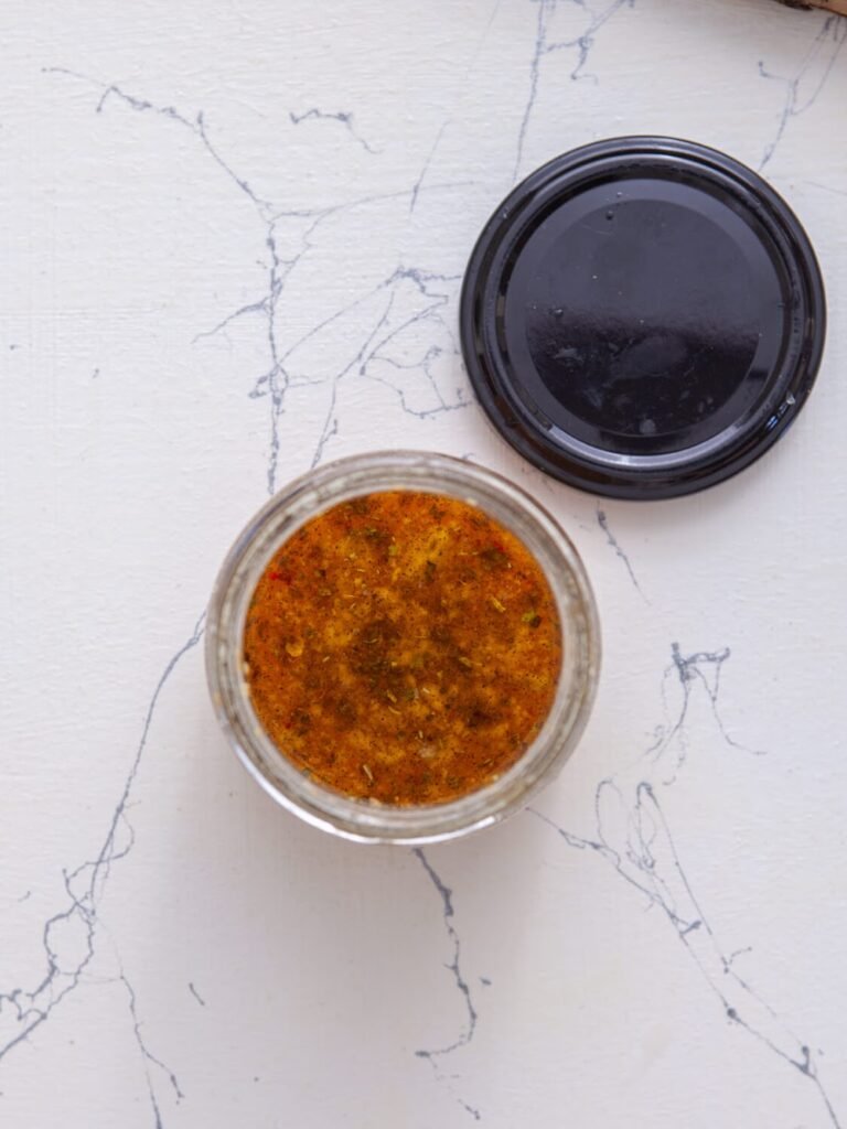 Make the Vinaigrette- Watermelon Panzanella Salad