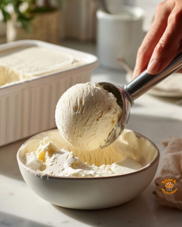 Classic Vanilla No-Churn Ice Cream