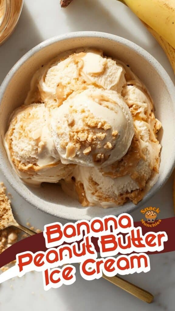 Healthy Banana Peanut Butter Ice Cream – No Machine Needed!
