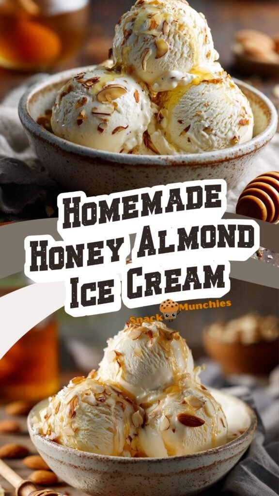 Homemade Honey Almond Ice Cream – Simple & Irresistible