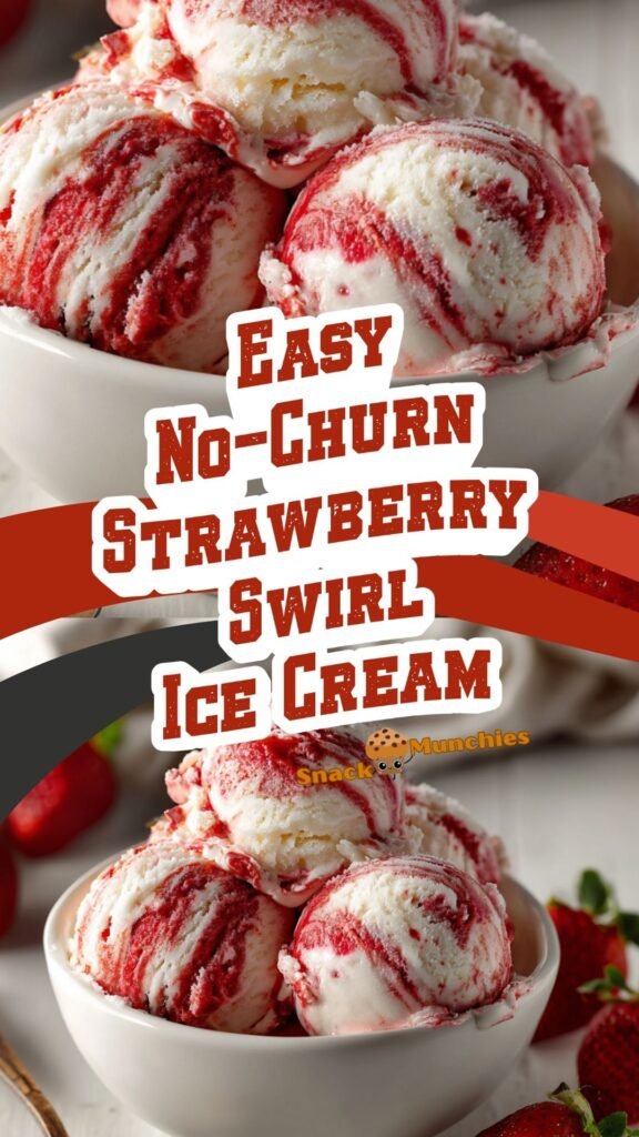 Homemade Strawberry Swirl Ice Cream – Simple & Irresistible