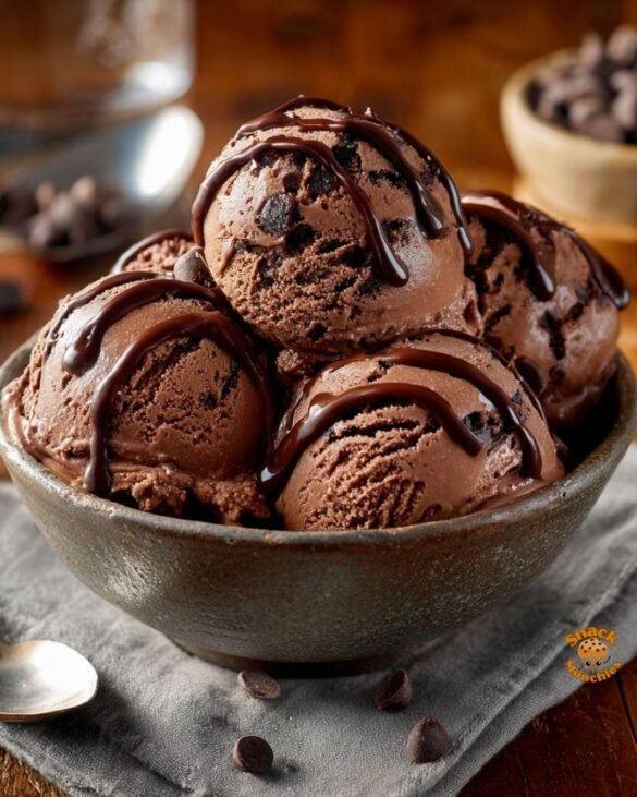 No-Churn Chocolate Fudge Ice Cream
