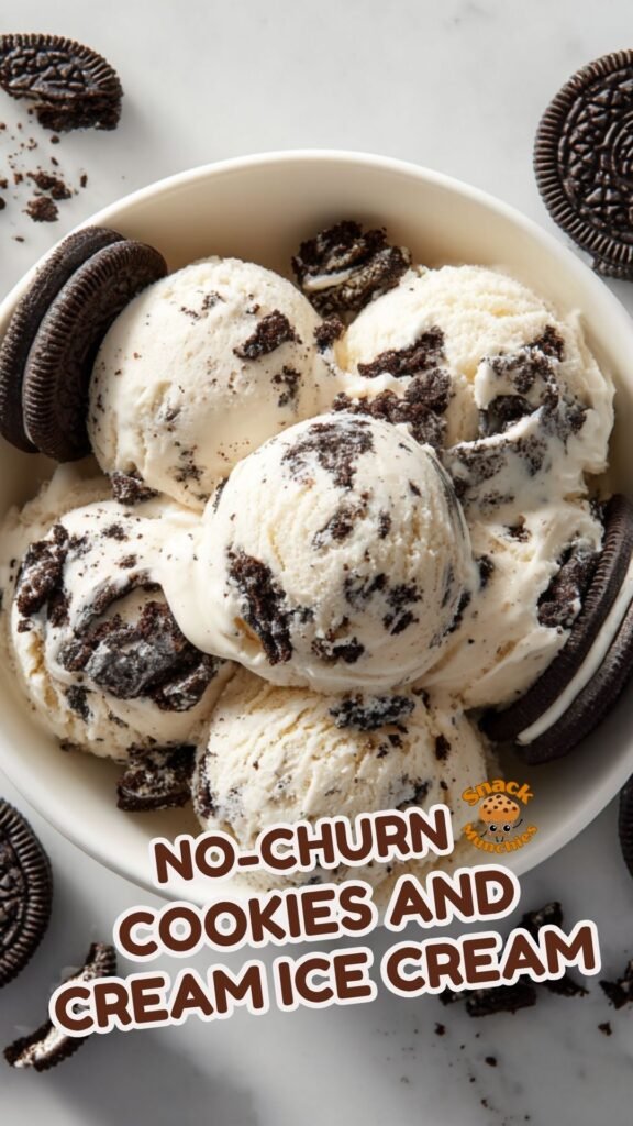 No-Churn Cookies and Cream Ice Cream – Creamy, Crunchy & Easy