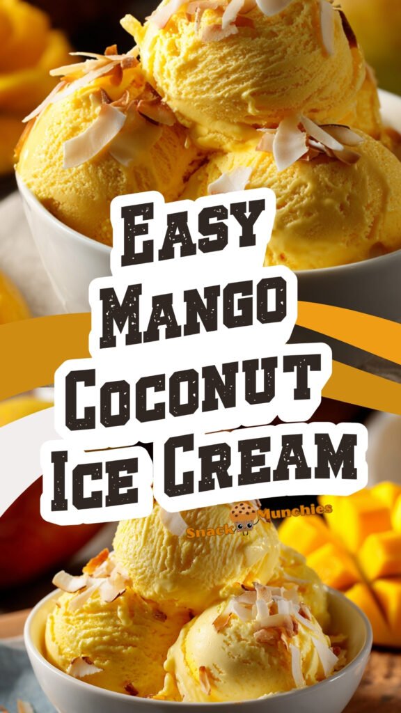 Tropical Mango Coconut Ice Cream – Simple & Irresistible