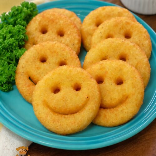Easy Homemade Smiley Fries with Mashed Potatoes
